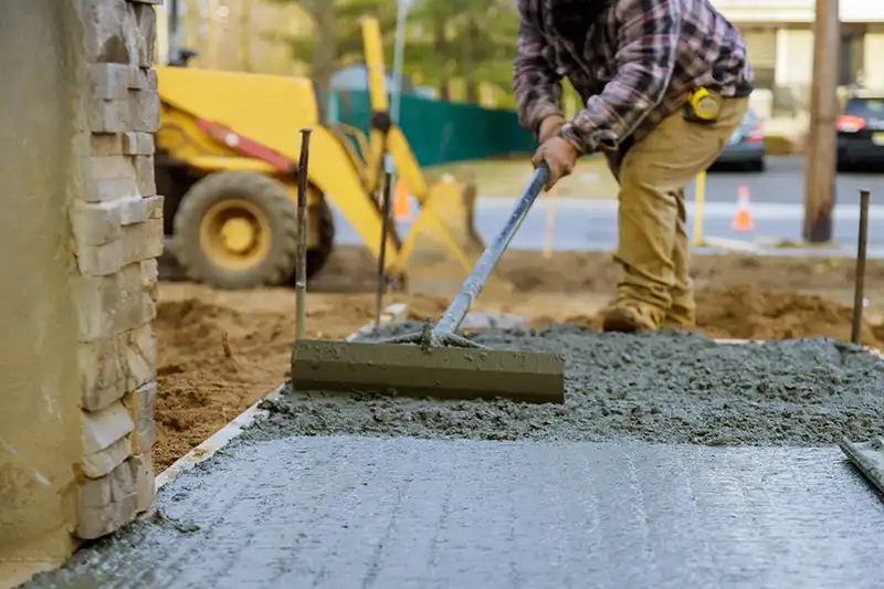Driveway Hand Troweling